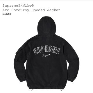 シュプリーム(Supreme)の【XL】Nike Arc Corduroy Hooded Jacket(ブルゾン)