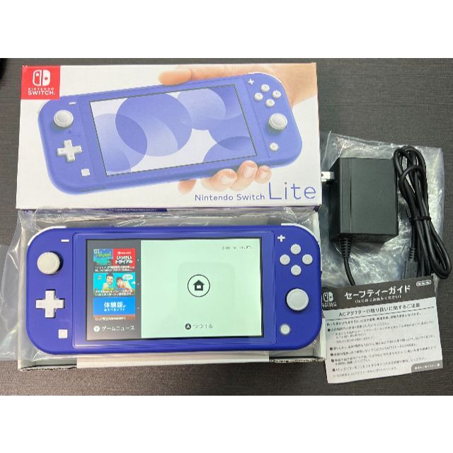(121) 美品 動作確認済 Switch Lite ライト ブルー