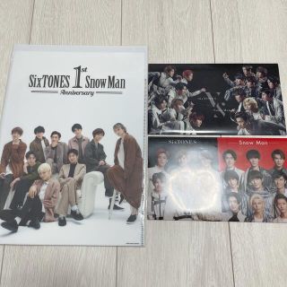 ジャニーズ(Johnny's)のSnow Man SixTONES クリアファイル(アイドルグッズ)