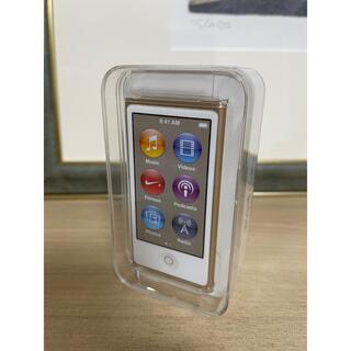 アップル(Apple)の【新品未開封】✱1点限り✱ iPodnano 第7世代 16GB ゴールド(ポータブルプレーヤー)