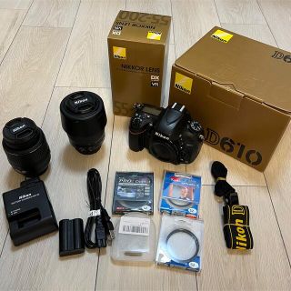 ニコン(Nikon)の〈セール〉Nikon D610 レンズ2本 その他おまけ付き(デジタル一眼)