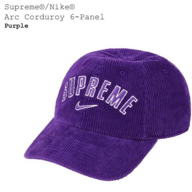 Supreme - Supreme Nike Arc Corduroy 6-Panel Purpleの通販 by p ...