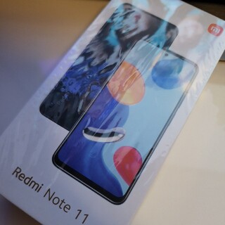 アンドロイド(ANDROID)のXiaomi Redmi Note 11 スターブルー(スマートフォン本体)