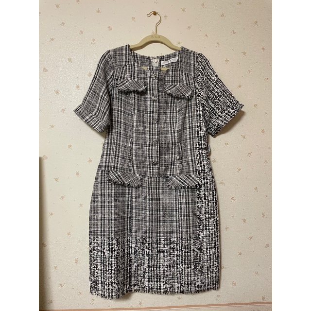 ミニワンピース her lip to. Classic Tweed Mini Dress