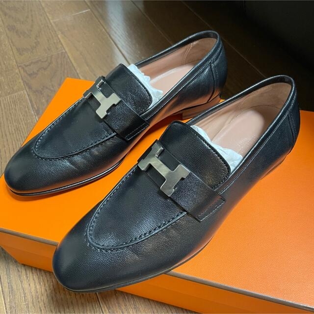 Hermes - エルメス Hermesモカシンパリ 靴 ローファー36.5の通販 by ...