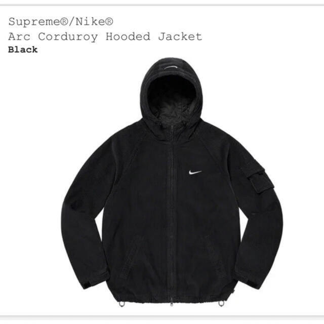 ジャケット/アウターSupreme Nike Arc Corduroy Hooded Jacket