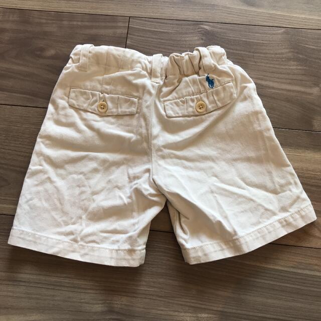 Ralph Lauren - ポロラルフローレン キッズ ブランドロゴ刺繍入りショートパンツ ホワイトの通販 by 計量カップ|ラルフローレンならラクマ