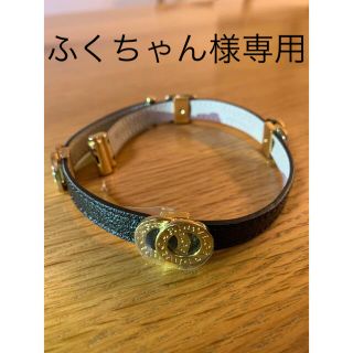 ブルガリ(BVLGARI)の[未使用品]ブルガリ　ダブルコイルドブレスレット　黒(ブレスレット/バングル)