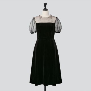 フォクシー(FOXEY)の早い者勝ちFOXEY ♡Dress "NOIR TULLE"(ひざ丈ワンピース)