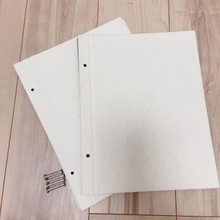 ムジルシリョウヒン(MUJI (無印良品))の無印　綿麻増やせる　フリー台紙　アルバム　A4タイプ(アルバム)