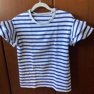 GEYGRY 袖コンシャスボーダーTシャツ(Tシャツ(半袖/袖なし))