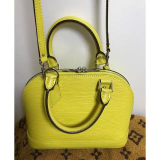 LOUIS VUITTON - LOUIS VUITTON アルマBB エピ ピスタッシュ イエロー