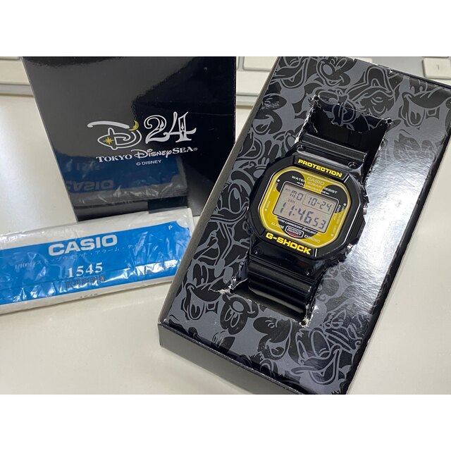 G-SHOCK/時計/コラボ/ミッキー /ディズニーシー/D24/限定/箱付