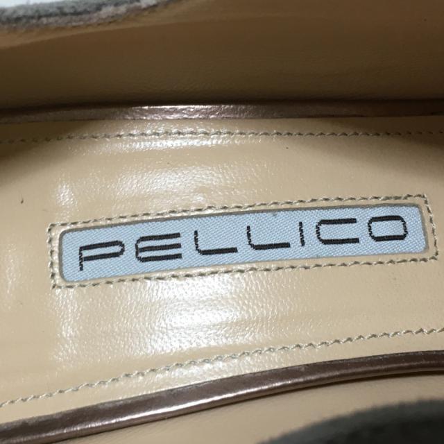 PELLICO(ペリーコ)のペリーコ パンプス 37 レディース - グレー レディースの靴/シューズ(ハイヒール/パンプス)の商品写真