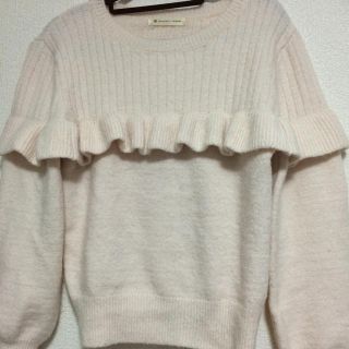 マジェスティックレゴン(MAJESTIC LEGON)のマジェスティックレゴン✳︎フリルニット(ニット/セーター)