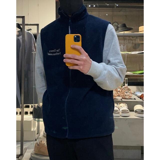 ennoy fleece jacket フリース サイズM ネイビー エンノイ