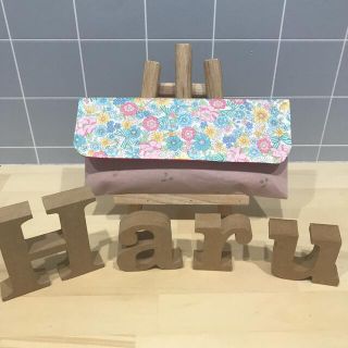 カトラリーケース　ハンドメイド   女の子用　花柄チェリー(外出用品)