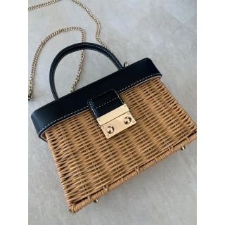 ザラ(ZARA)の　ViViさま専用　ZARAカゴバッグ　未使用🌷(かごバッグ/ストローバッグ)