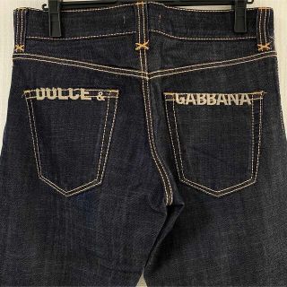 ドルチェアンドガッバーナ(DOLCE&GABBANA)の【7/4お値下げ】DOLCE & GABBANA メンズロゴデニムパンツ(デニム/ジーンズ)