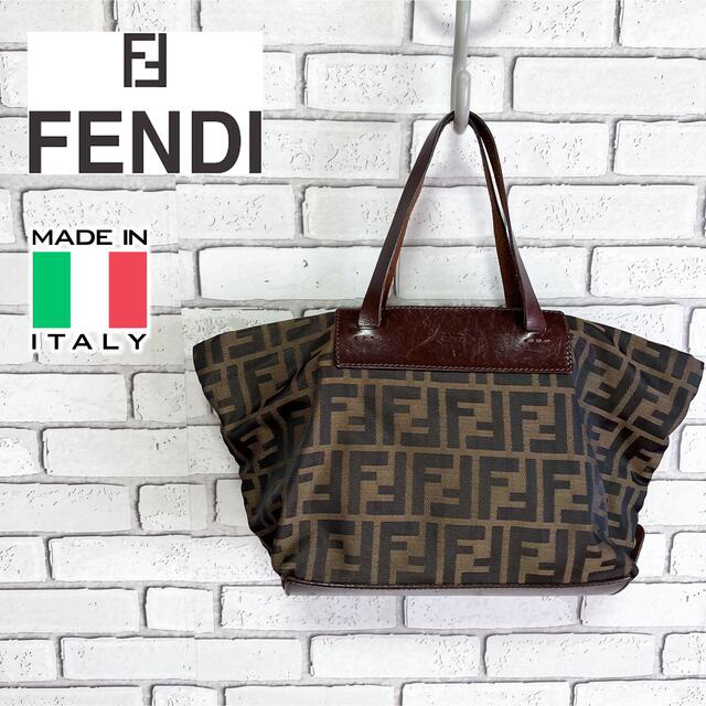 希少☆FENDI フェンディ ズッカ柄 ズッキーノ柄 トートバッグ