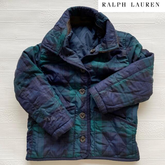 大人気国産 Ralph Lauren - 2t90-95cm 紺 リバーシブルジャケット ...