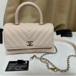 A⭐︎様専用【CHANEL】ベージュ・ココハンドルA92990(ショルダーバッグ)