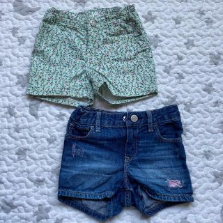 ベビーギャップ(babyGAP)のbaby gap デニムショートパンツ　サイズ105  2点セット(パンツ/スパッツ)