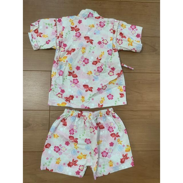 西松屋(ニシマツヤ)の女の子 甚平 90 キッズ/ベビー/マタニティのキッズ服女の子用(90cm~)(甚平/浴衣)の商品写真