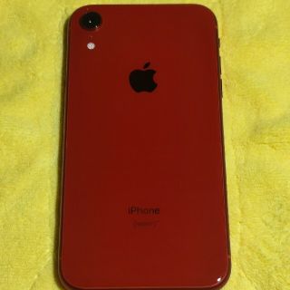 アイフォーン(iPhone)の【ジャンク】docomo iPhoneXR 64GB レッド(スマートフォン本体)