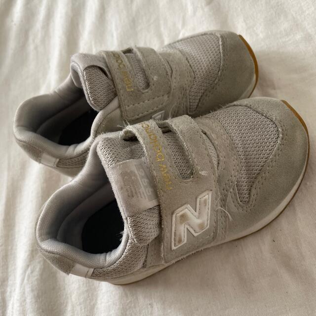 New Balance(ニューバランス)のニューバランス  14cm グレー キッズ/ベビー/マタニティのベビー靴/シューズ(~14cm)(スニーカー)の商品写真