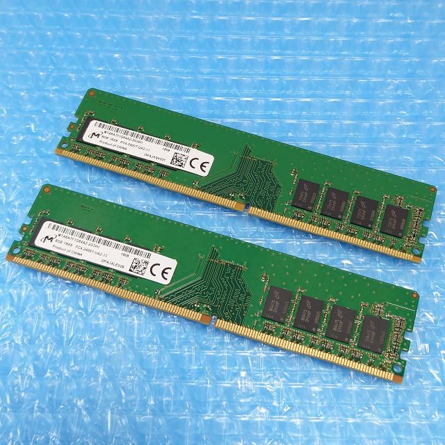 Micron 16GB (8GBx2) DDR4-2400 メモリ #966
