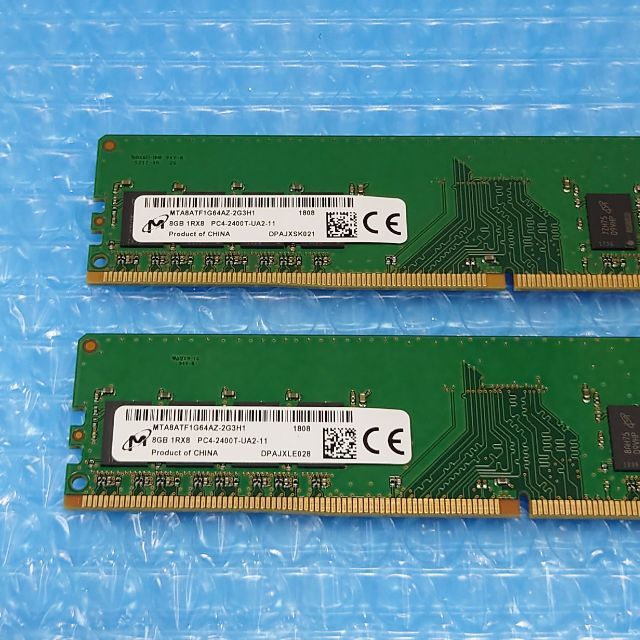 Micron 16GB (8GBx2) DDR4-2400 メモリ #966 1