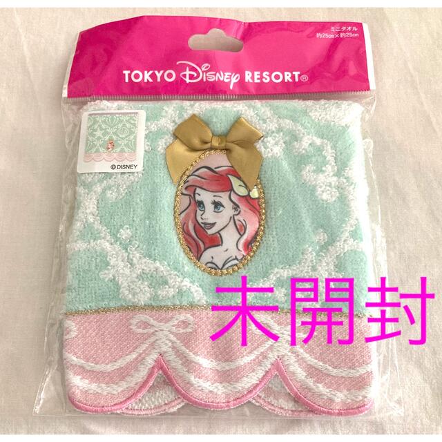 Disney(ディズニー)の【ディズニー】アリエル　ミニタオル レディースのファッション小物(ハンカチ)の商品写真