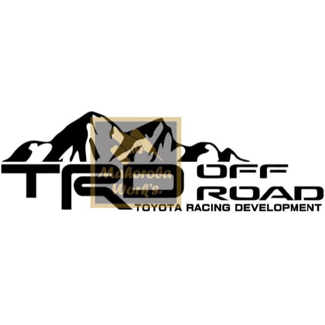 TRD OFFROAD カッティングステッカー オフロード 幅60cm 自動車/バイクの自動車/バイク その他(その他)の商品写真