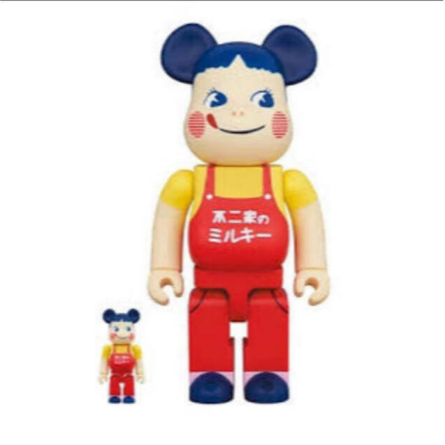 BE＠RBRICK ペコちゃん ホーロー看板 100％ & 400％