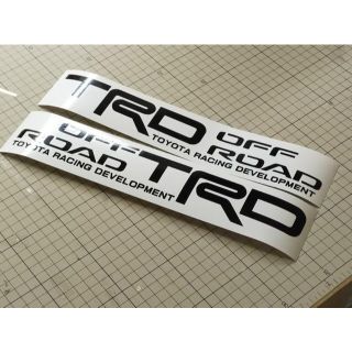 TRD OFFROAD カッティングステッカー オフロード ２枚 幅30cm(その他)