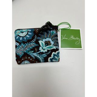 ヴェラブラッドリー(Vera Bradley)のヴェラブラッドリー　ジャバブルー　コインケース  ポーチ　小銭入れ　小物入れ(コインケース)