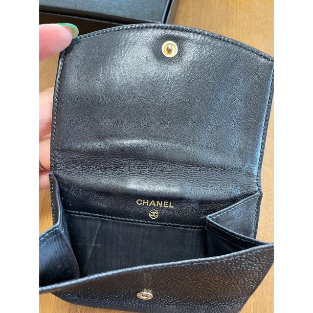 CHANEL(シャネル)のシャネル財布　CHANEL 箱付き　ブラック レディースのファッション小物(財布)の商品写真