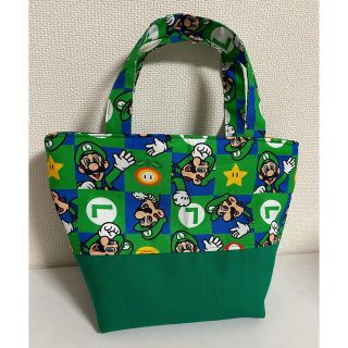 マリオ&ルイージ　保冷　お弁当袋(ランチボックス巾着)