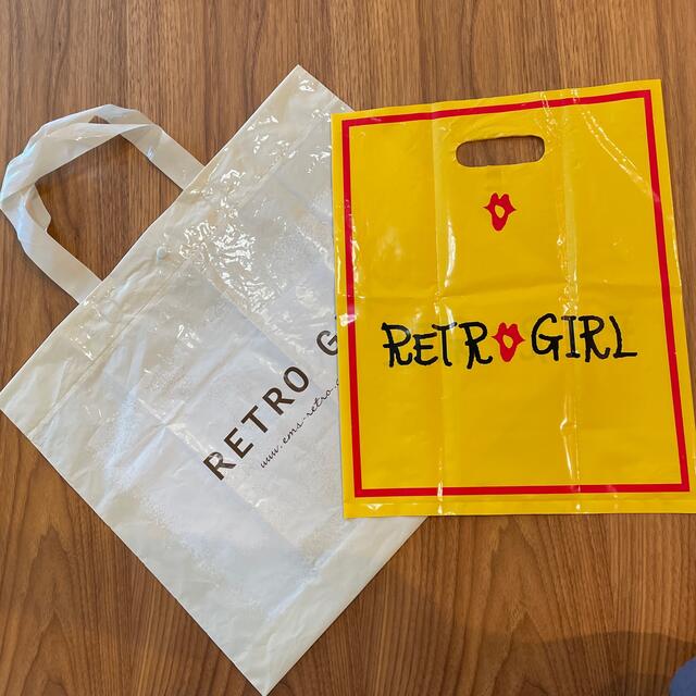 RETRO GIRL(レトロガール)のRETR GIRL ショップバッグ　2個セット レディースのバッグ(ショップ袋)の商品写真