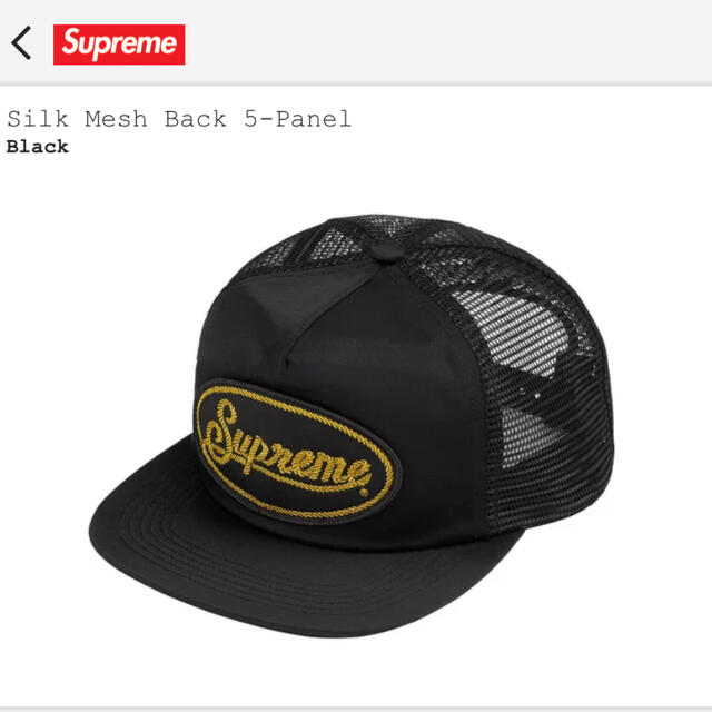 Supreme(シュプリーム)のSupreme Silk Mesh Back 5-Panel  メンズの帽子(キャップ)の商品写真