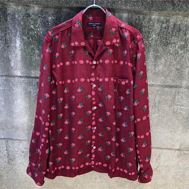 COMME des GARCONS 花柄シャツシャツ