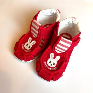 ミキハウス(mikihouse)の【なっつん様専用】ミキハウスベビーサンダル【14.5cm】(サンダル)