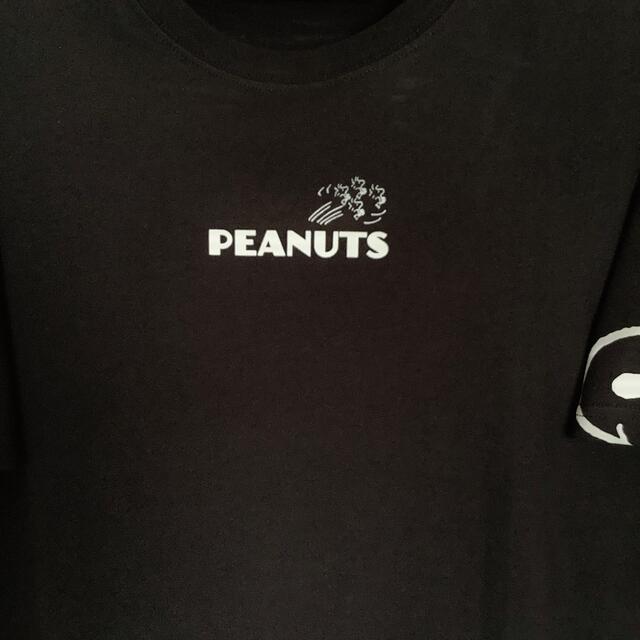 PEANUTS(ピーナッツ)の⭐️スヌーピー⭐️PEANUTS■袖プリント■半袖Tシャツ■Lサイズ レディースのトップス(Tシャツ(半袖/袖なし))の商品写真