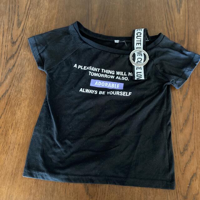 有名なブランド サイズ140 女の子 半袖Ｔシャツ 黒 Tシャツ+カットソー - www.we-job.com