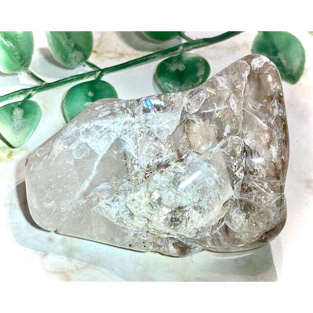 天使のギフト❦͙ レインボー エレスチャル 骸骨水晶 原石 天使のギフト❦͙ レインボー エレスチャル 骸骨水晶 原石