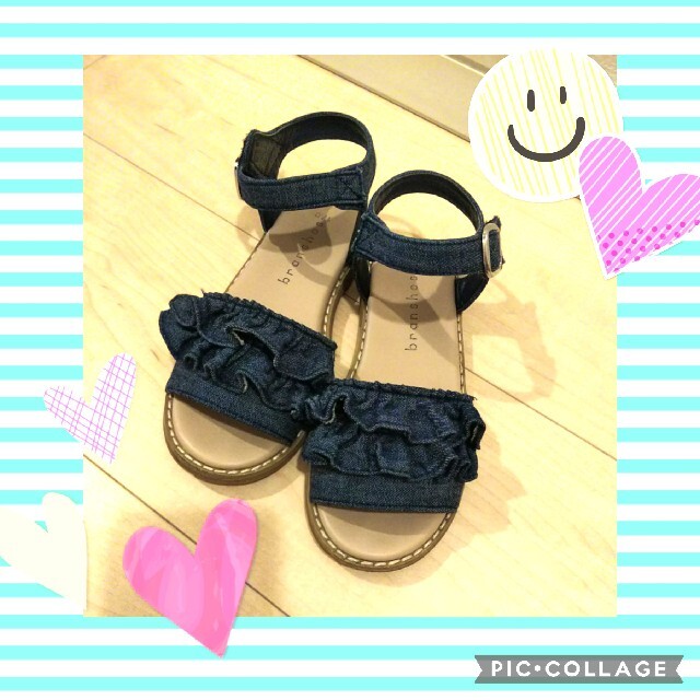 Branshes(ブランシェス)のbranshes サンダル☆17センチ キッズ/ベビー/マタニティのキッズ靴/シューズ(15cm~)(サンダル)の商品写真