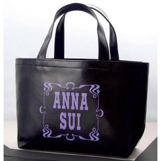 ANNA SUI(アナスイ)の【sweet 2011年9月号付録】ANNA SUI レザー調トート＆巾着ポーチ レディースのバッグ(トートバッグ)の商品写真