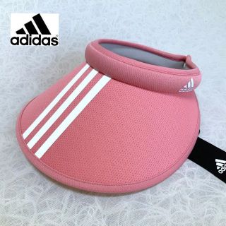 アディダス(adidas)のアディダス つば広 サンバイザー adidas レディース UV バイザー(その他)