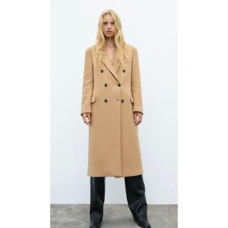 ザラ チェスターコート(レディース)(ベージュ系)の通販 77点 | ZARA